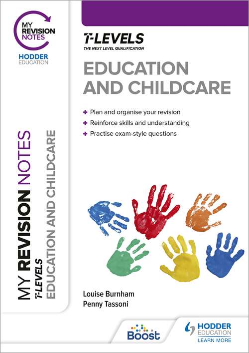 Book cover of My Revision Notes: Education and Childcare T Level