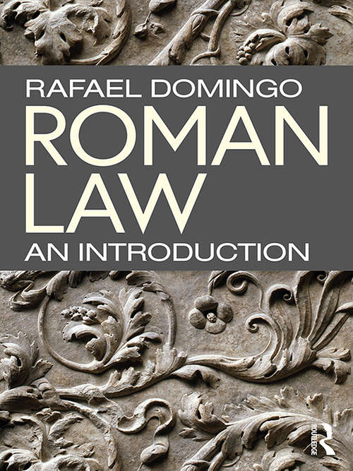 Book cover of Roman Law: An Introduction
