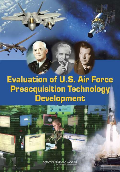 Book cover of Evaluation of U.S. Air Force Preacquisition Technology Development