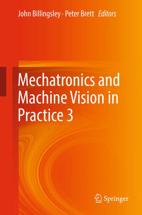 Book cover of Mechatronics and Machine Vision in Practice 3