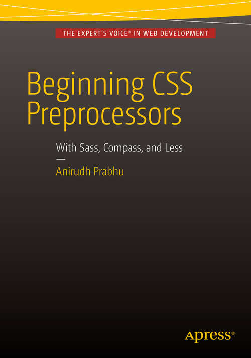 Book cover of Beginning CSS Preprocessors