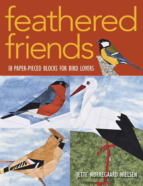 Book cover of Feathered Friends: 18 Paper-Pieced Blocks for Bird Lovers