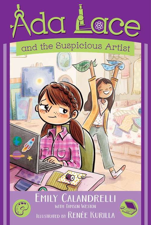 Book cover of Ada Lace and the Suspicious Artist (An Ada Lace Adventure #5)