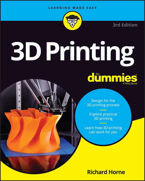 Book cover of 3D Printing For Dummies (3)