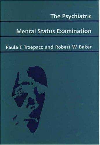 Book cover of The Psychiatric Mental Status Examination