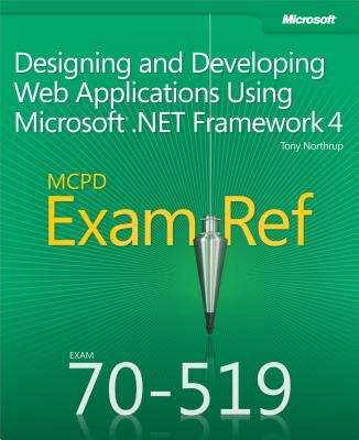 Book cover of MCPD 70-519 Exam Ref: Designing and Developing Web Applications Using Microsoft® .NET Framework 4