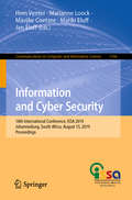 Information and Cyber Security: 18th International Conference, ISSA 2019, Johannesburg, South Africa, August 15, 2019, Proceedings (Communications in Computer and Information Science #1166)