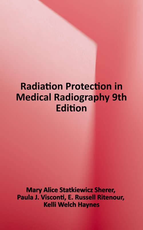 Book cover of Radiation Protection in Medical Radiography, 9th Edition (9)