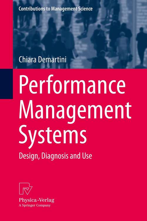 Book cover of Performance Management Systems: Design, Diagnosis and Use