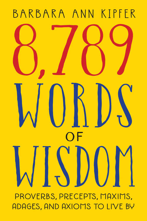 Book cover of 8,789 Words of Wisdom