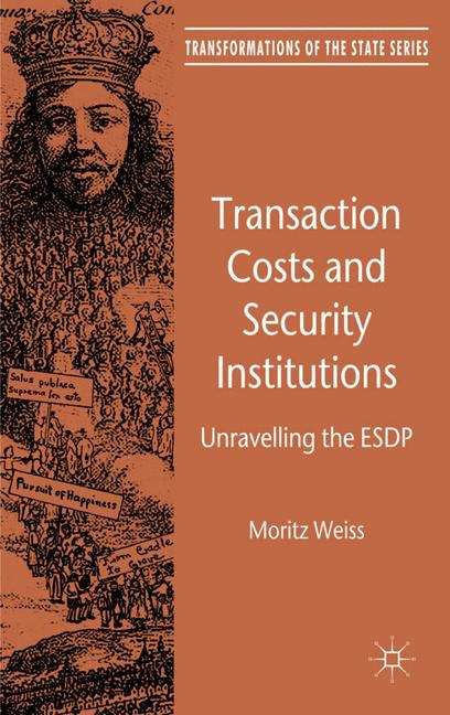 Book cover of Transaction Costs and Security Institutions