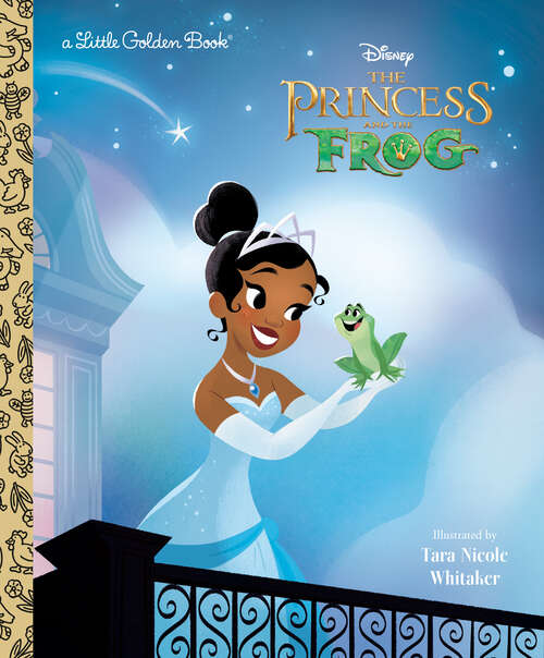 Book cover of The Princess and the Frog Little Golden Book (Little Golden Book)