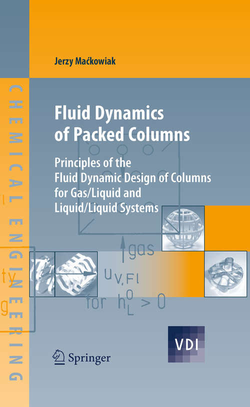 Book cover of Fluid Dynamics of Packed Columns