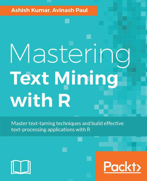 Book cover of Mastering Text Mining with R