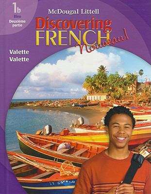 Book cover of Discovering French, Nouveau! 1b Bleu, Deuxième Partie