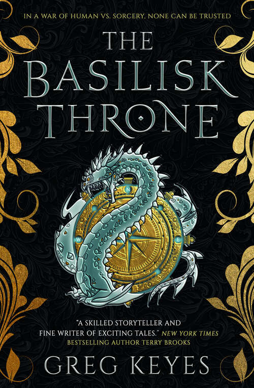 Book cover of The Basilisk Throne