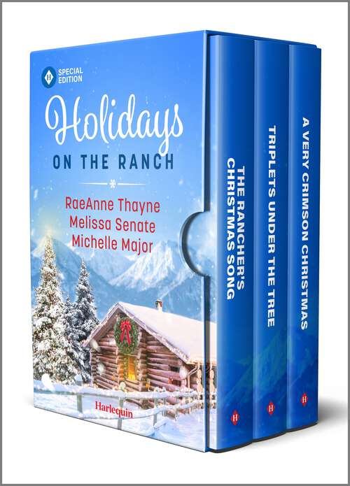 Book cover of Holidays on the Ranch: Three Cozy Christmas Romance Novels (Reissue)