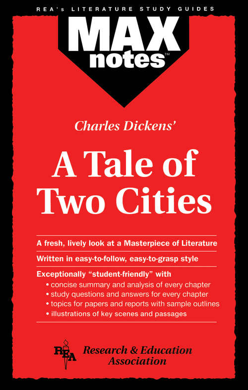 Book cover of Tale of Two Cities, A (MAXNotes Literature Guides) (MAXnotes Literature Guides)