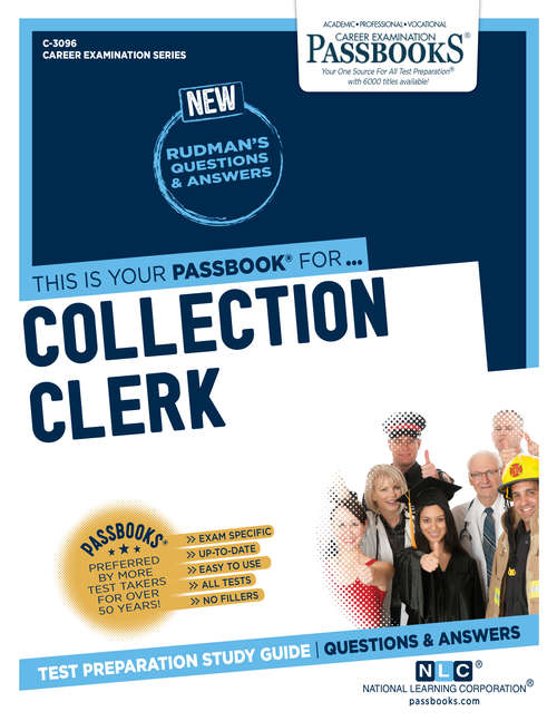 Book cover of Collection Clerk: Passbooks Study Guide (Career Examination Series)
