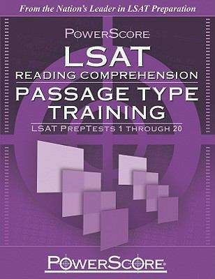 Book cover of LSAT Reading Comprehension Passage Type Training (Powerscore Test Preparation)