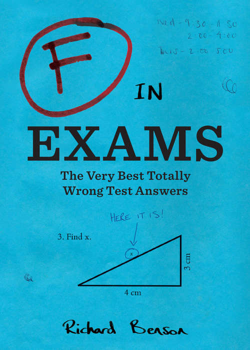 Book cover of F in Exams
