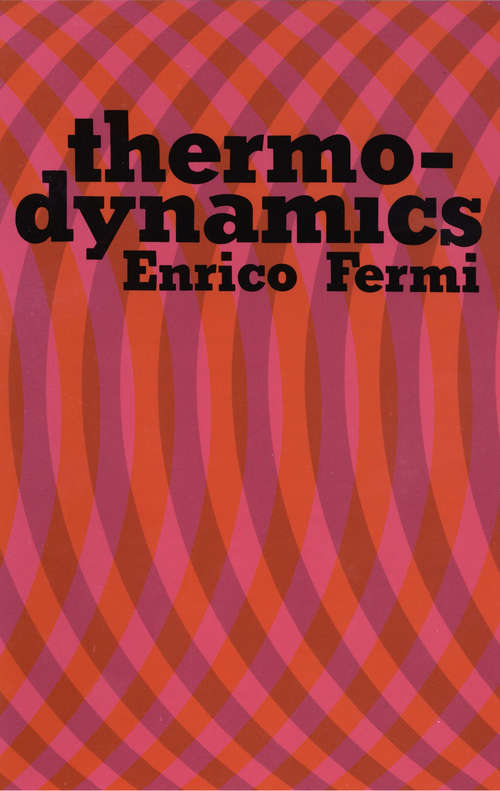 Book cover of Thermodynamics (Dover Books on Physics)