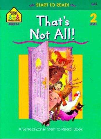 Book cover of That's Not All!