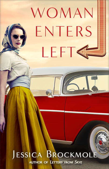 Book cover of Woman Enters Left: A Novel