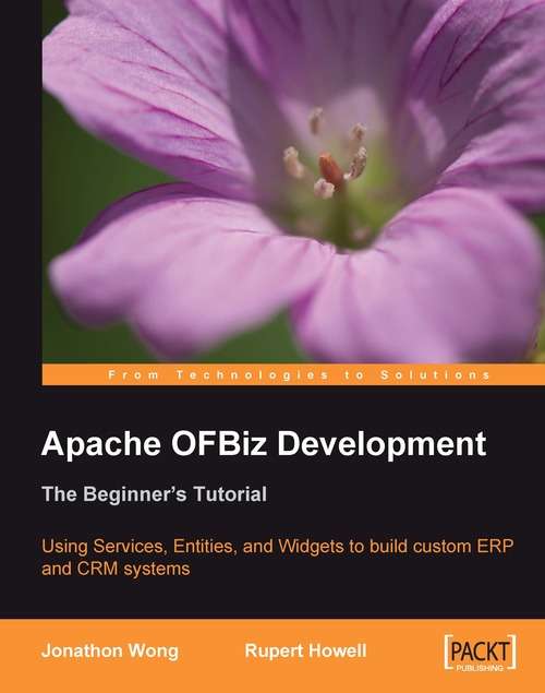 Book cover of Apache OFBiz Development: The Beginner's Tutorial