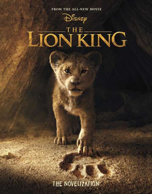 Book cover of The Lion King Live Action Novelization