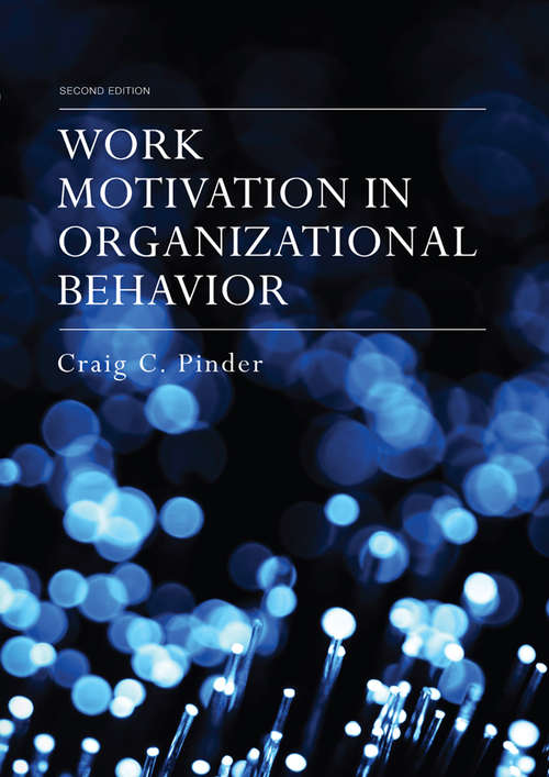 Book cover of Work Motivation in Organizational Behavior: Theory, Issues And Applications (2) (Scott, Foresman Series In Organizational Behavior And Human Resources Ser.)