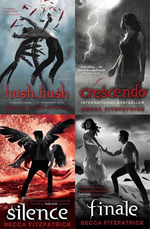 Book cover of The Complete Hush, Hush Saga: includes Hush, Hush; Crescendo; Silence and Finale (Hush, Hush: 1, 2, 3, 4,)