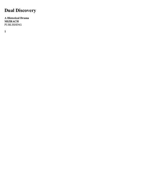 Book cover of Dual Discovery: A Historical Drama
