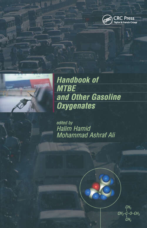Book cover of Handbook of MTBE and Other Gasoline Oxygenates (1)