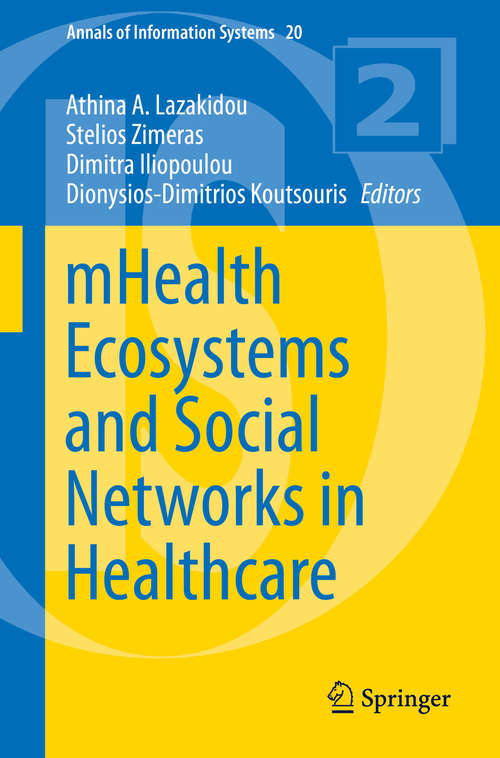 Book cover of mHealth Ecosystems and Social Networks in Healthcare