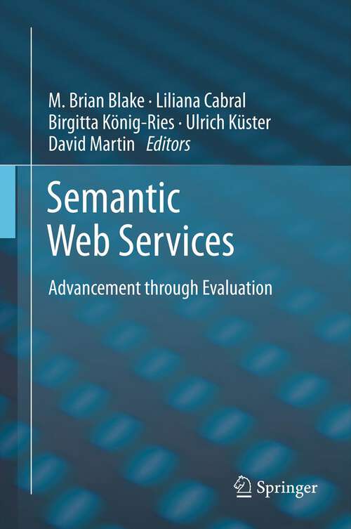 Book cover of Semantic Web Services