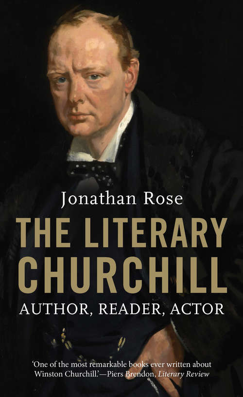 Book cover of The Literary Churchill