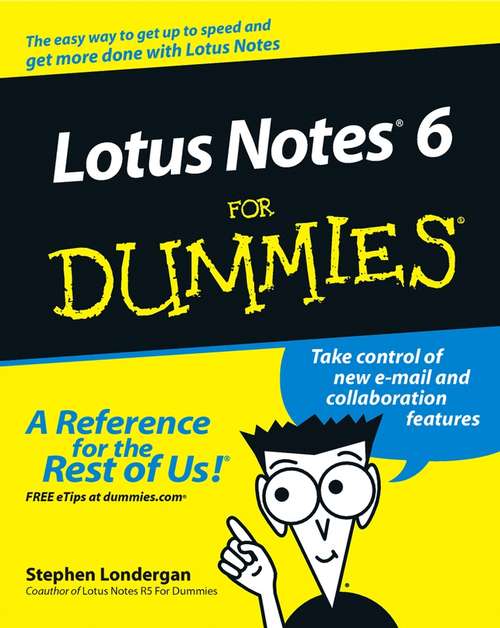 Book cover of Lotus Notes 6 For Dummies