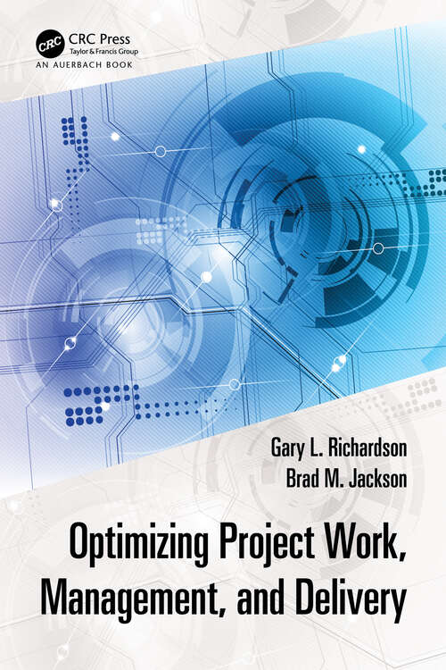 Book cover of Optimizing Project Work, Management, and Delivery