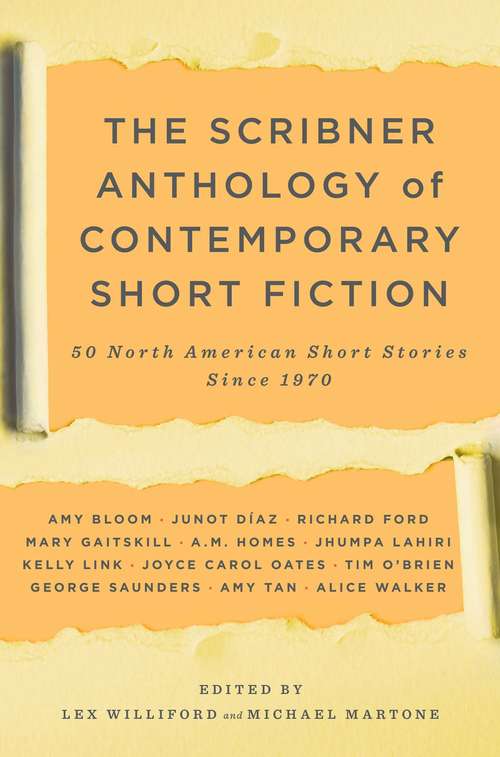 Book cover of The Scribner Anthology of Contemporary Short Fiction: 50 North American Stories Since 1970 (2)