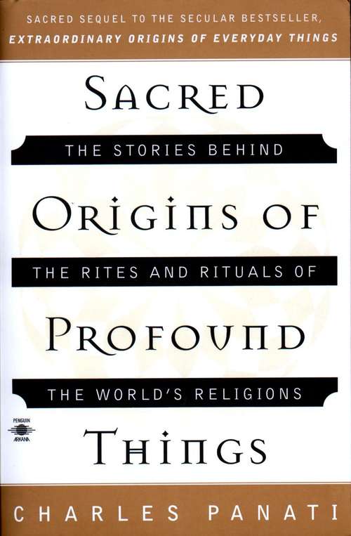 Book cover of Sacred Origins of Profound Things