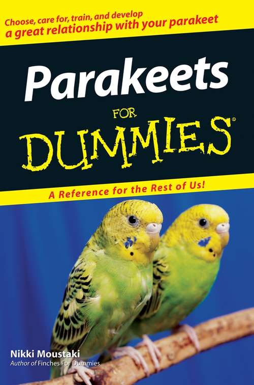 Book cover of Parakeets For Dummies