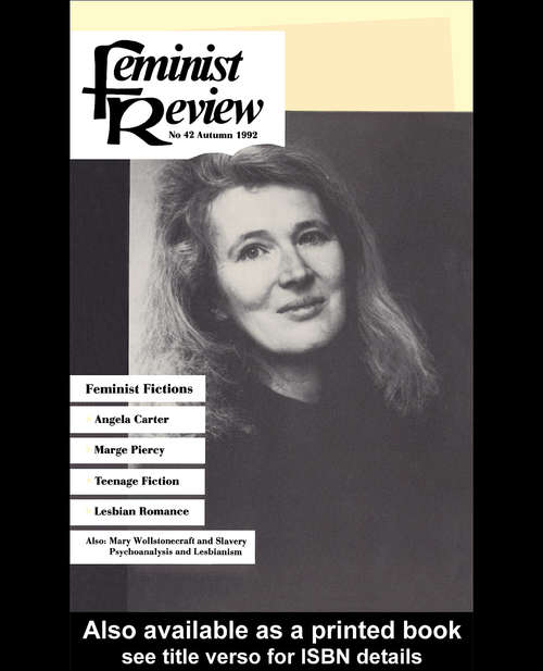 Feminist Review: Issue 42: Feminist Fictions