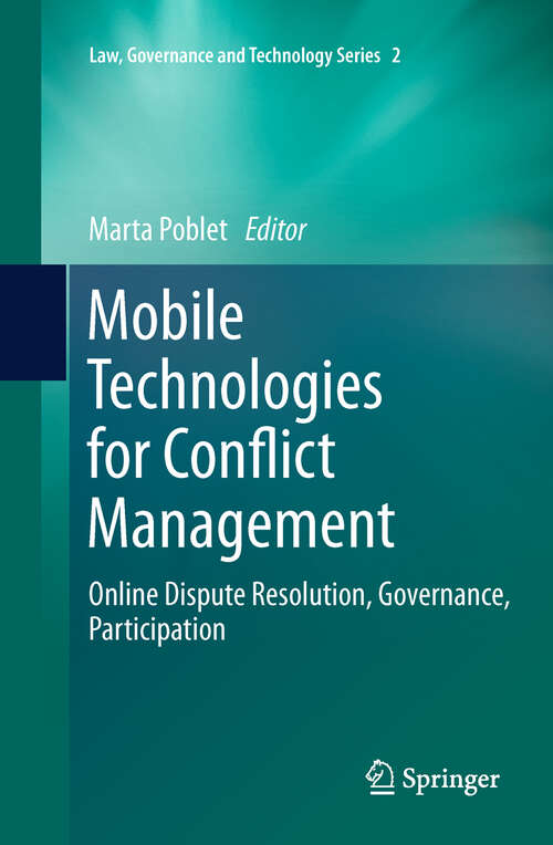 Book cover of Mobile Technologies for Conflict Management
