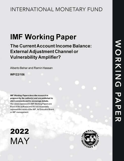 Book cover of The Current Account Income Balance: External Adjustment Channel or Vulnerability Amplifier? (Imf Working Papers)
