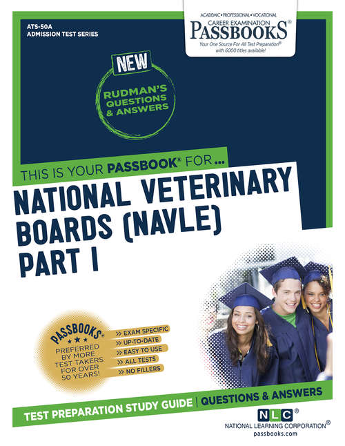 Book cover of NATIONAL VETERINARY BOARDS (NBE) (NVB) PART I - Anatomy, Physiology, Pathology: Passbooks Study Guide (Admission Test Series)