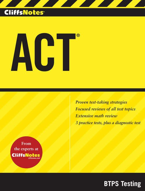 Book cover of CliffsNotes ACT