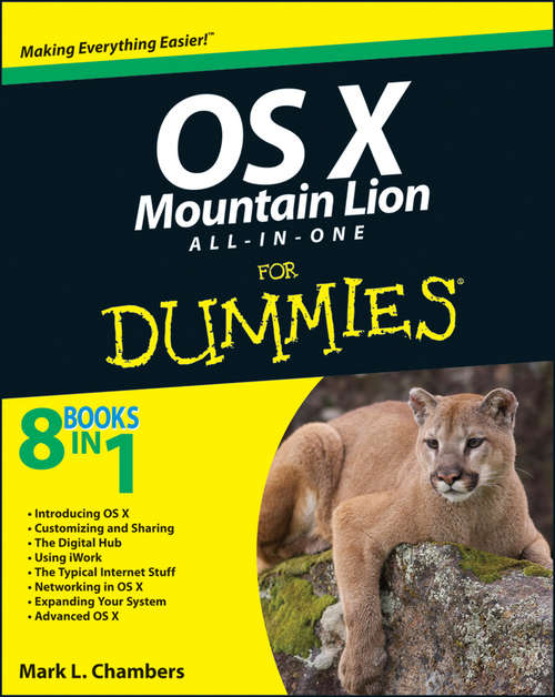 Book cover of OS X Mountain Lion All-in-One For Dummies
