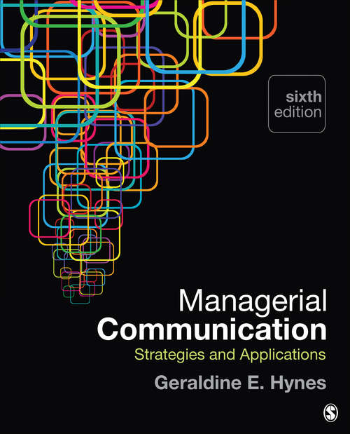 Book cover of Managerial  Communication: Strategies and Applications