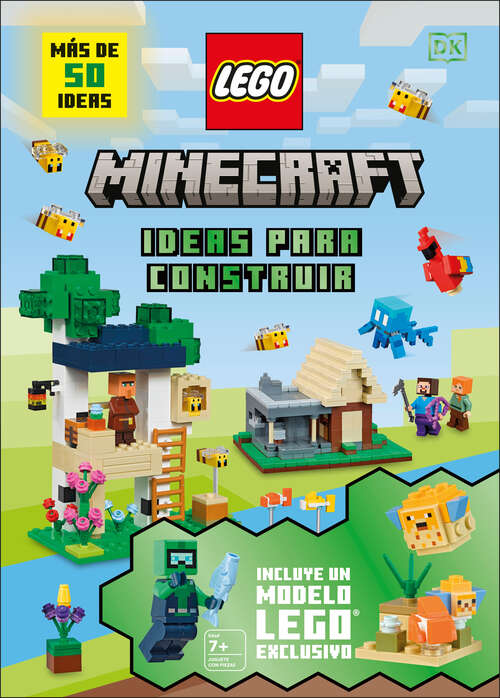 Book cover of LEGO Minecraft Ideas para construir: Incluye un modelo LEGO Exclusivo